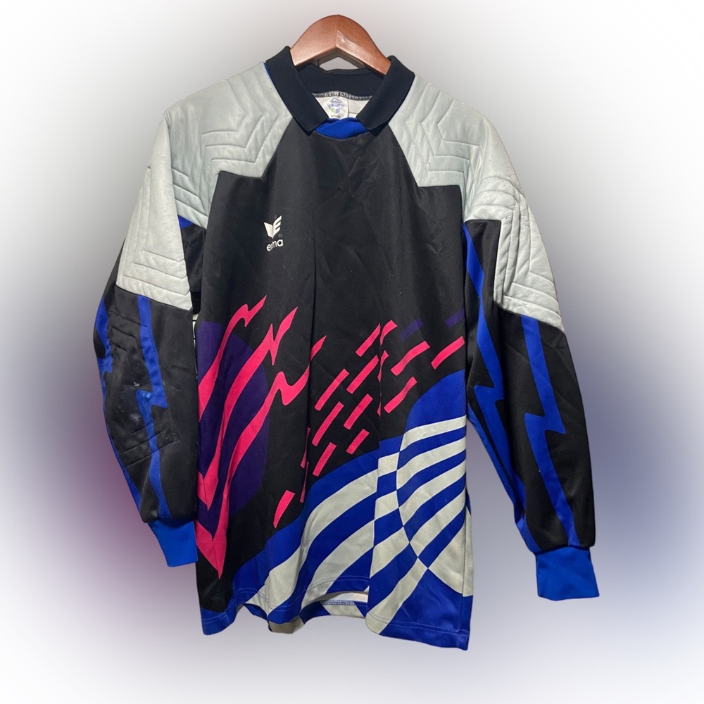 Hansa Rostock 1995-1996 Goalkeeper Soccer Jersey Size Large Erima Futbol Kit #1